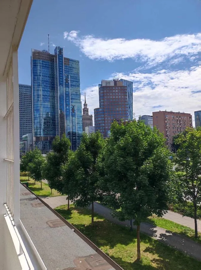 Room With A Balcony In The Very Center Of Warsaw